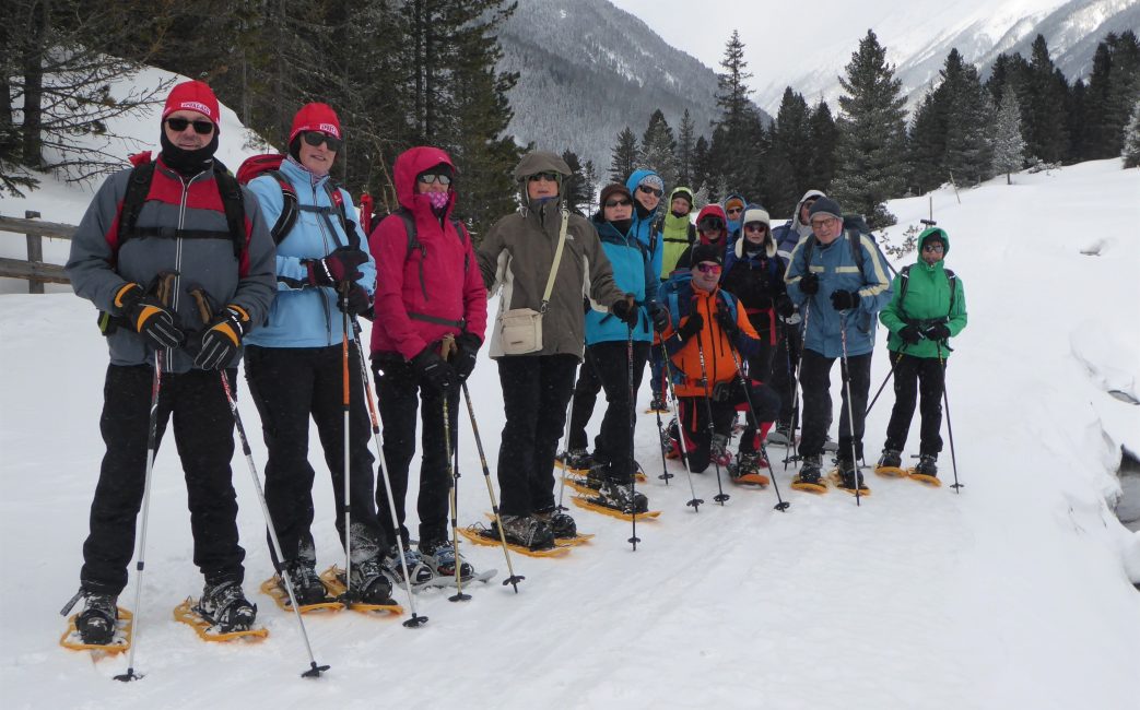 Gruppenbild Schneeschuhtour